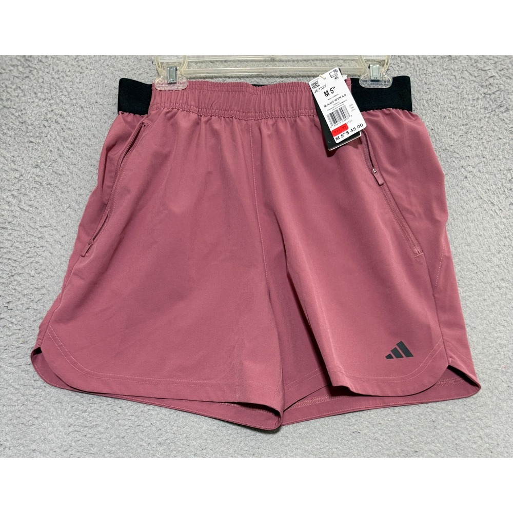 Adidas Axis Woven 4.0 Training Shorts Mens Size M 5" Inseam Crimson JE1327